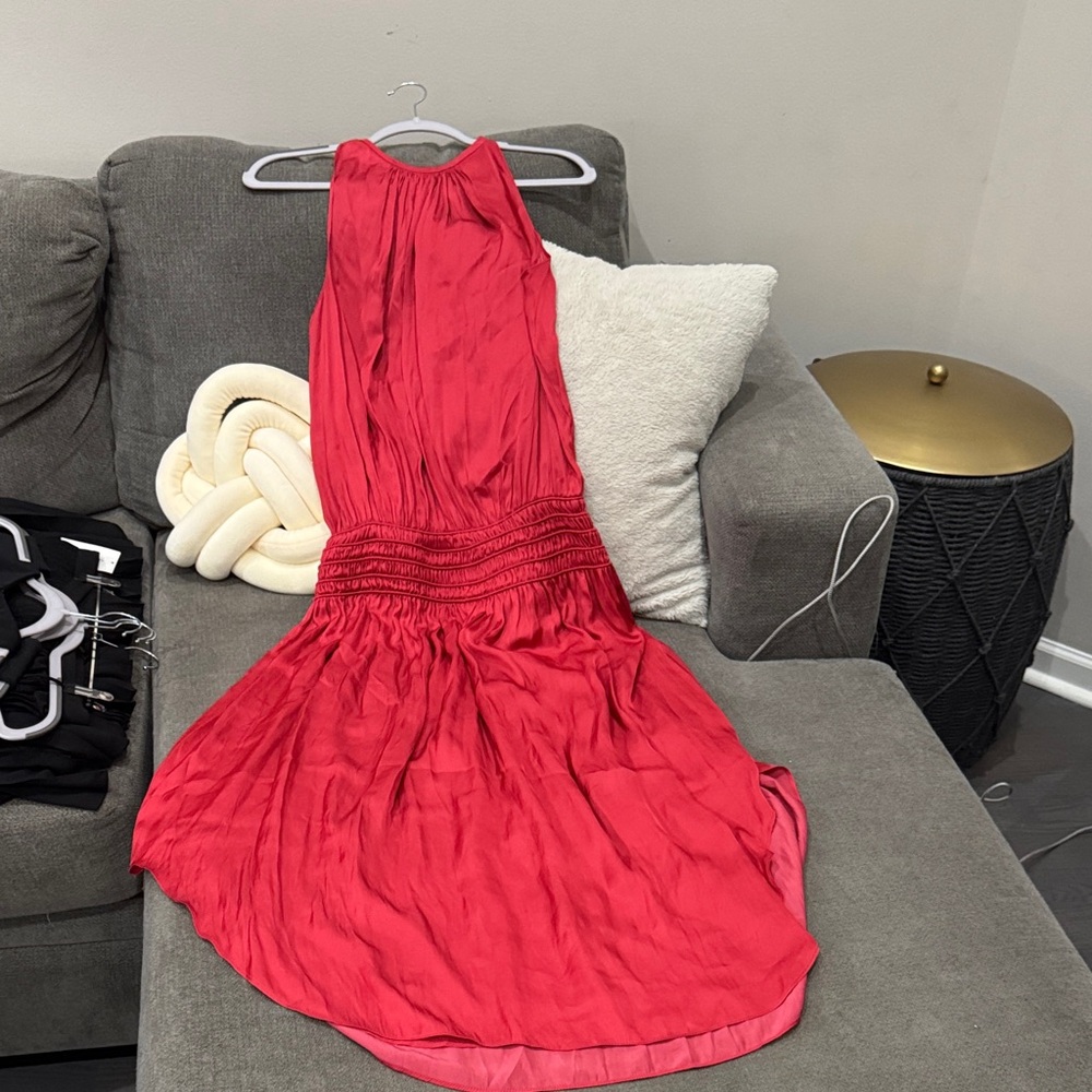 Ramy Brook Audrey A Line dress. Vibrant Red. Worn one time.